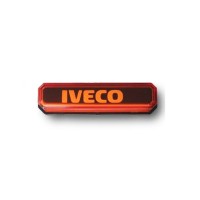 LED габарити за камиони с логото на IVECO бяло, оранжево, червено